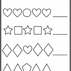 Grade R Mathematics Complete the pattern 1 (Age: 3-6 years)