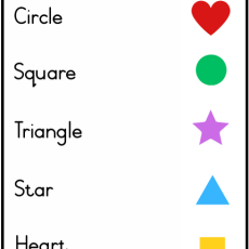Grade R Mathematics Match the Shapes 1 (Age: 3-6 years)