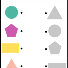 Grade R Mathematics Match the Shapes 2 (Age: 3-6 years)
