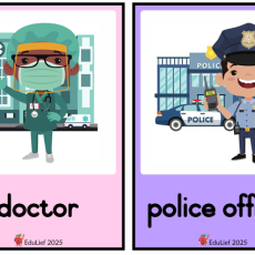 Grade R Flashcards: Community Helpers (Age: 3-6 years)