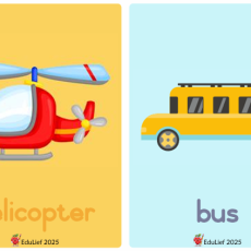 Grade R Flashcards: Transport (Age: 3-6 years)