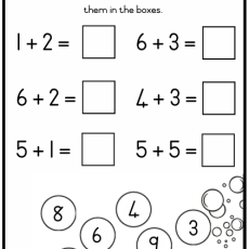 Grade R Mathematics Addition Worksheet