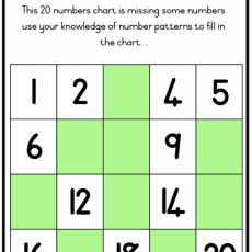 Grade R Mathematics Missing number