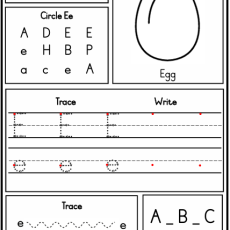 Grade R Alphabet: Tracing 7 (Age: 3-6 years)