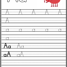 Grade R Alphabet: Tracing 10 (Age: 3-6 years)