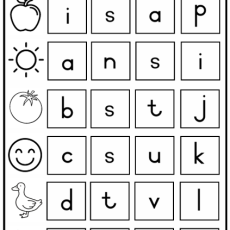 Grade R Alphabet: Colour the beginning sound(Age: 3-6 years)